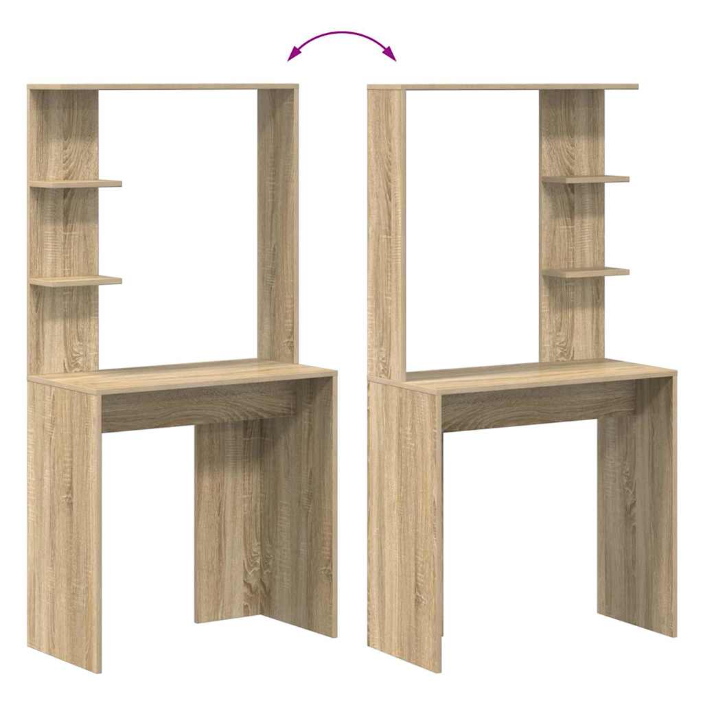 Schreibtisch Sonoma Eiche 78,5 x 37 x 154,5 cm Holzwerkstoff