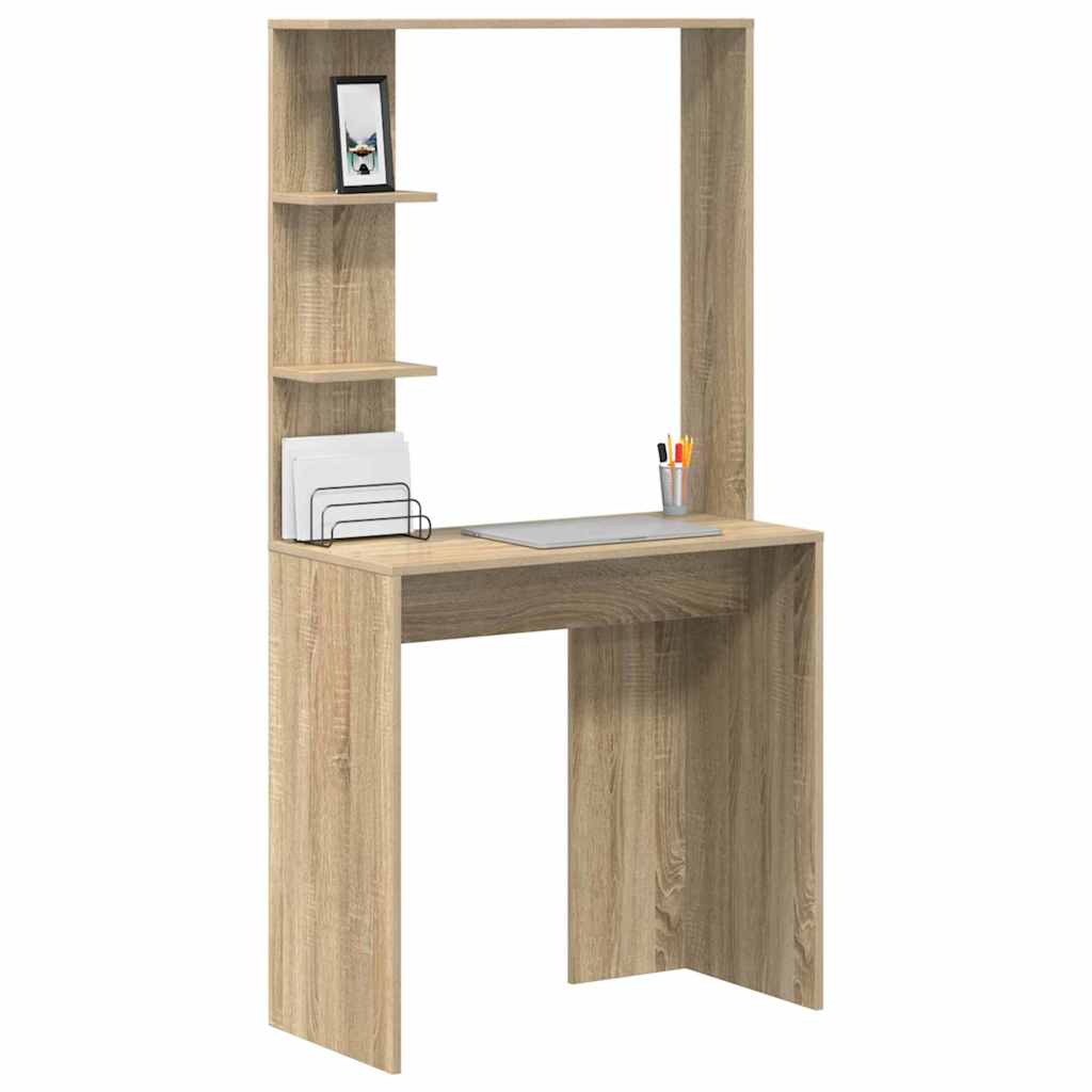 Schreibtisch Sonoma Eiche 78,5 x 37 x 154,5 cm Holzwerkstoff