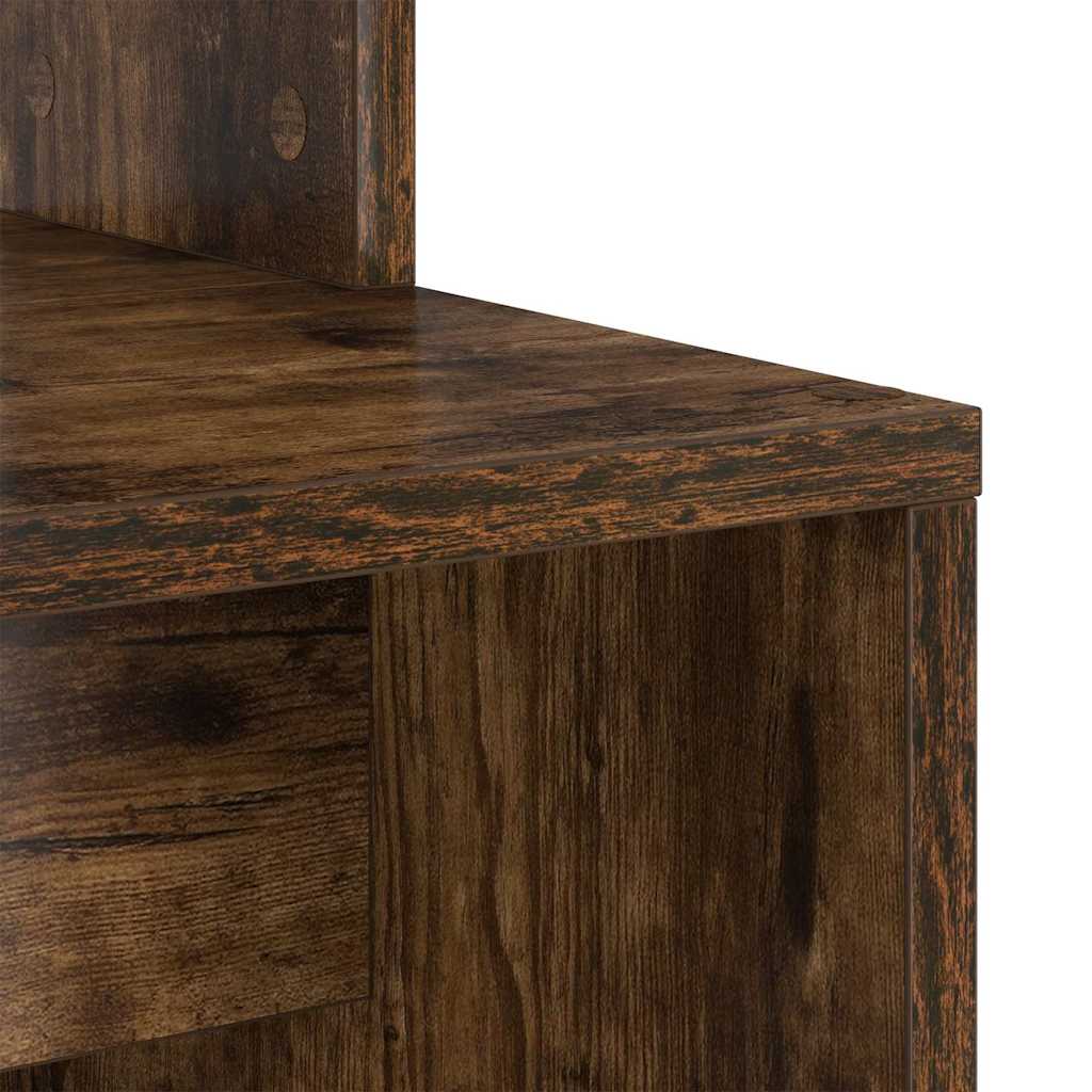 Schreibtisch Räuchereiche 78,5 x 37 x 154,5 cm Holzwerkstoff