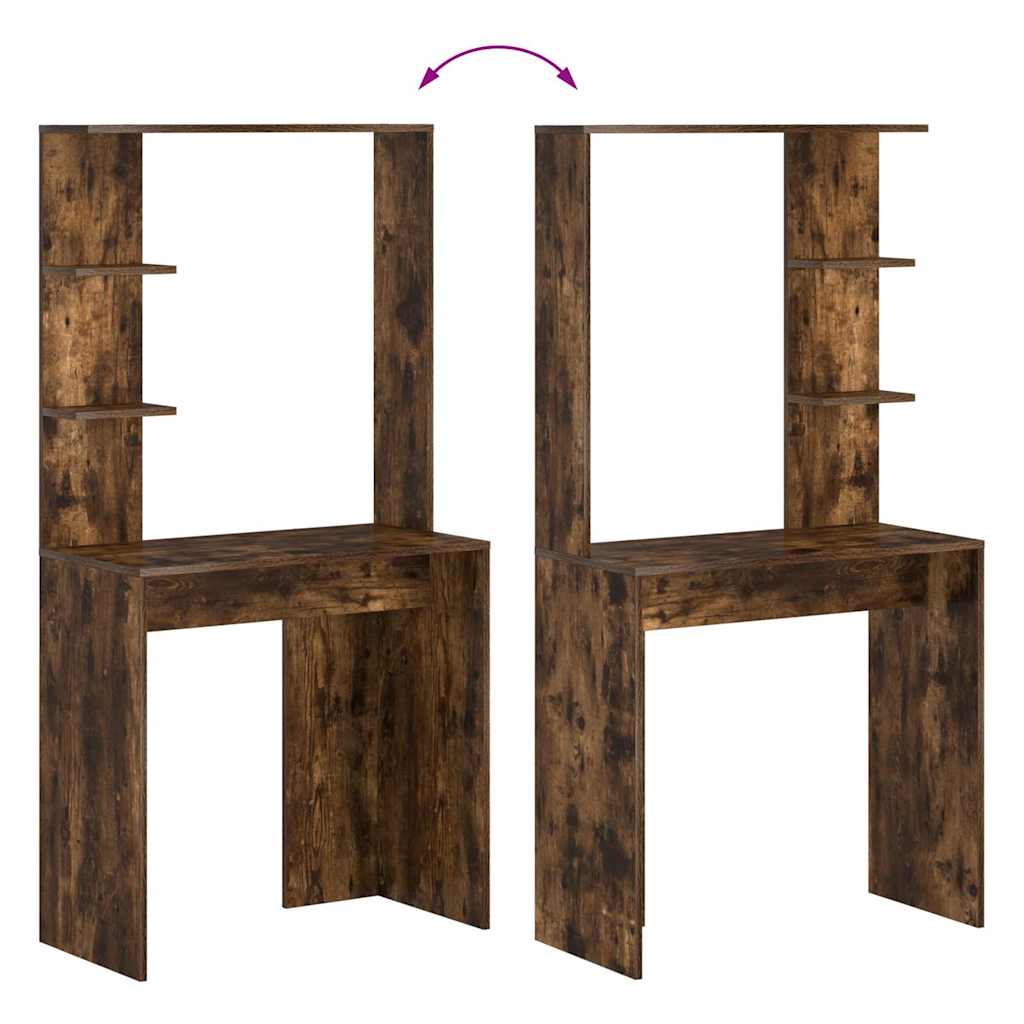 Schreibtisch Räuchereiche 78,5 x 37 x 154,5 cm Holzwerkstoff
