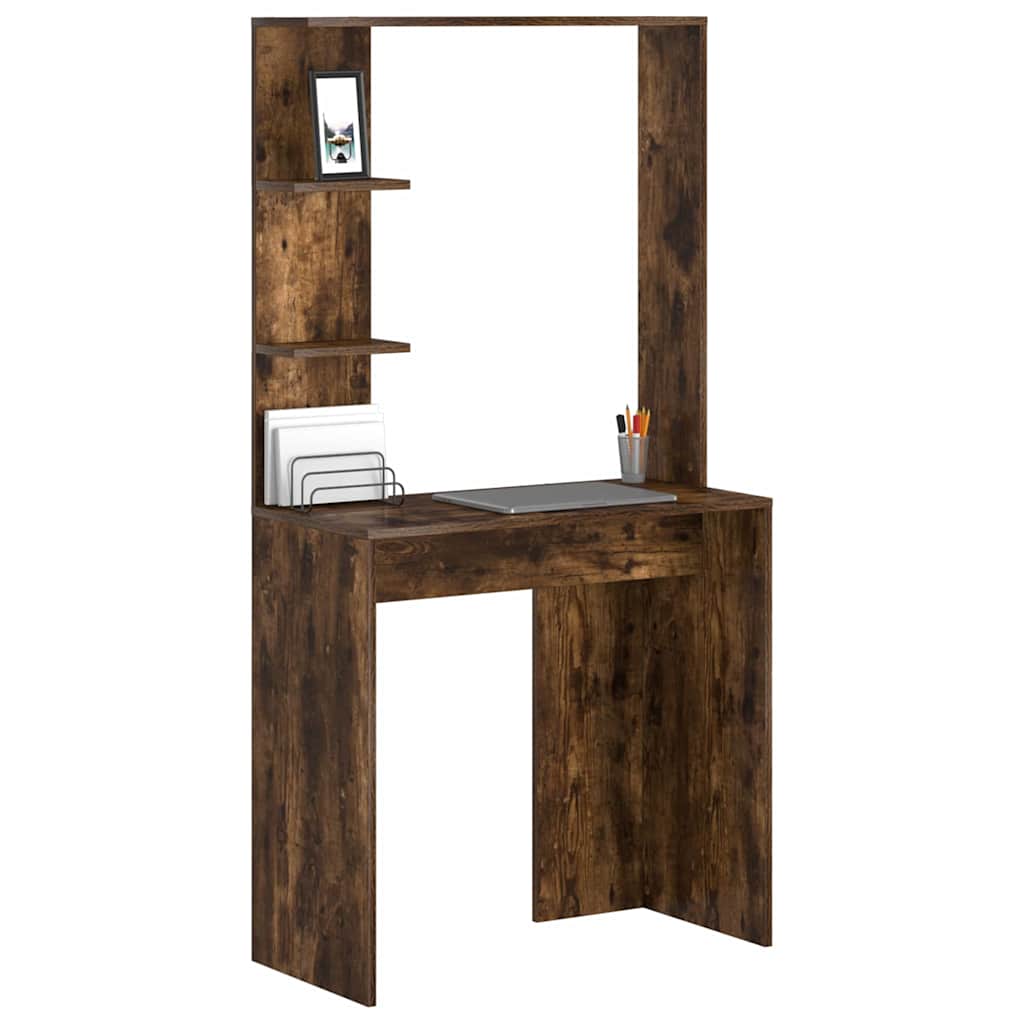 Schreibtisch Räuchereiche 78,5 x 37 x 154,5 cm Holzwerkstoff