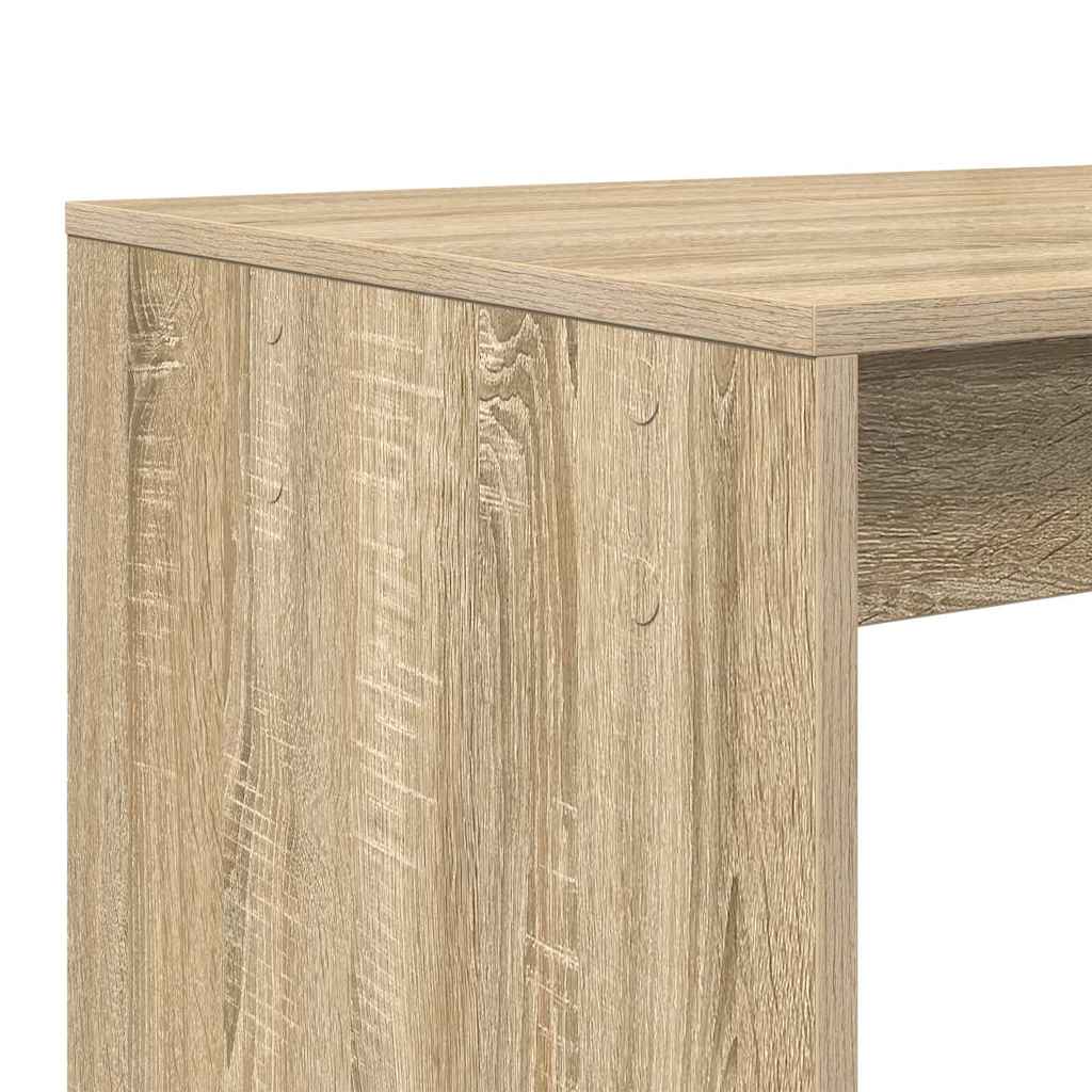 Tisch mit Regal Sonoma Eiche 108 x 55 x 103,5 cm Holzwerkstoff