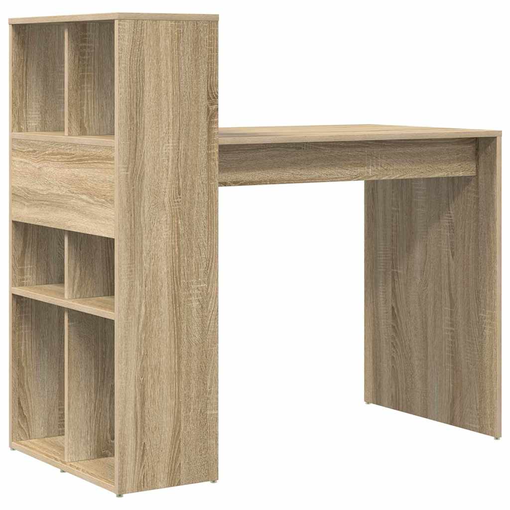 Tisch mit Regal Sonoma Eiche 108 x 55 x 103,5 cm Holzwerkstoff