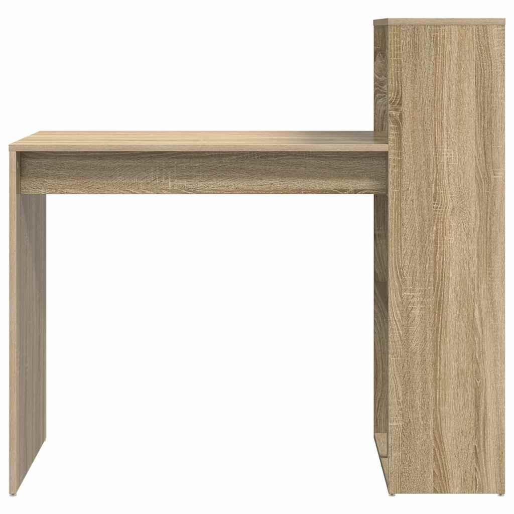 Tisch mit Regal Sonoma Eiche 108 x 55 x 103,5 cm Holzwerkstoff