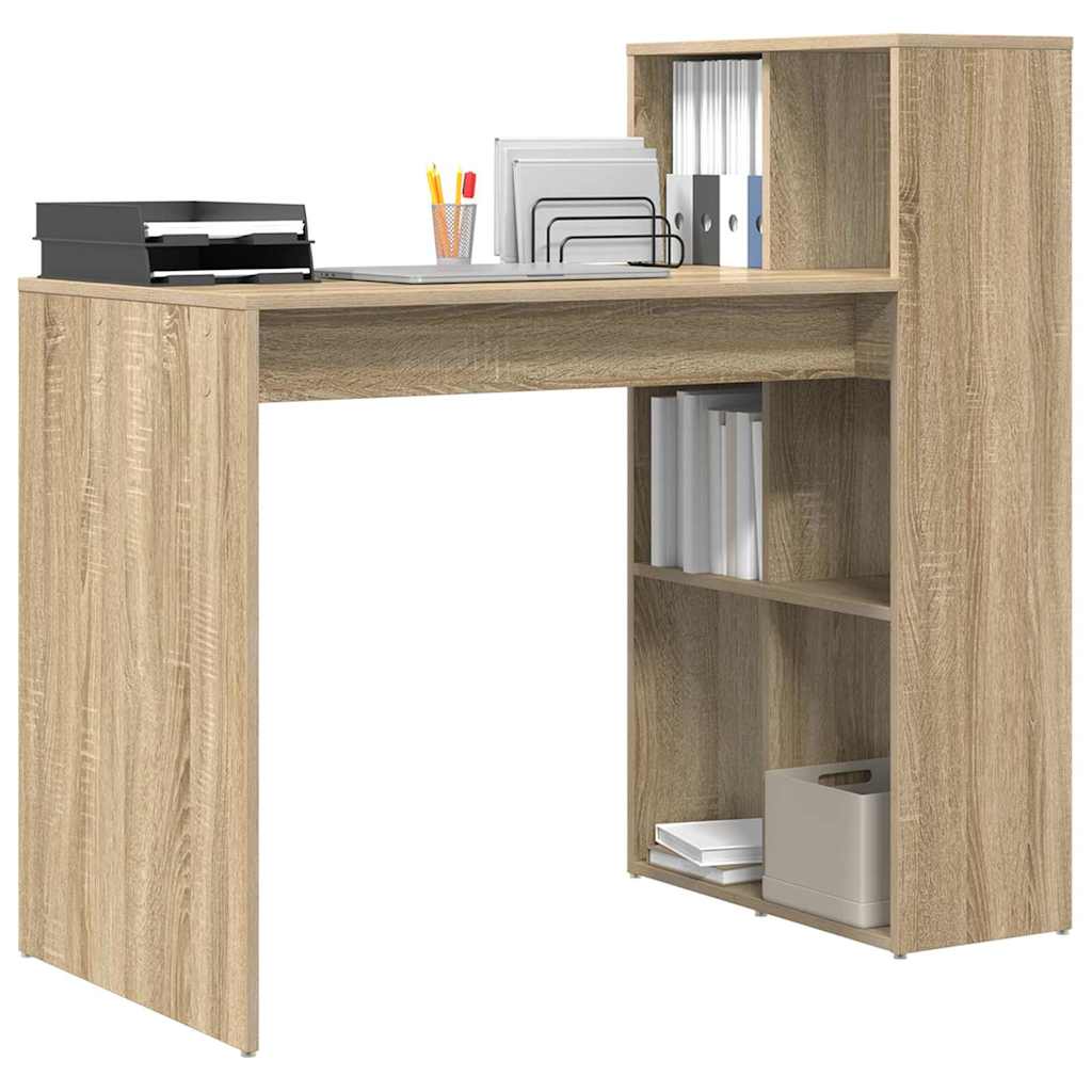 Tisch mit Regal Sonoma Eiche 108 x 55 x 103,5 cm Holzwerkstoff