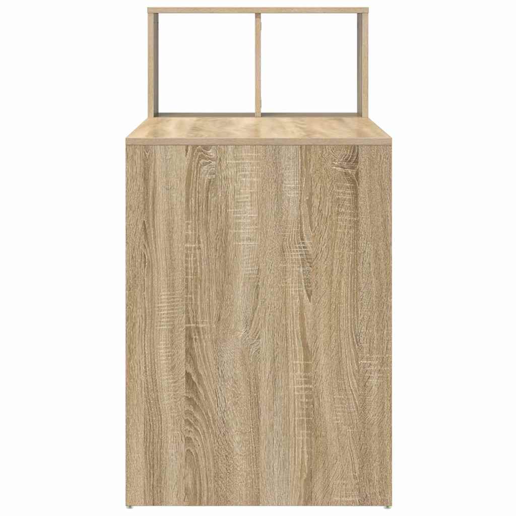 Tisch mit Regal Sonoma Eiche 108 x 55 x 103,5 cm Holzwerkstoff