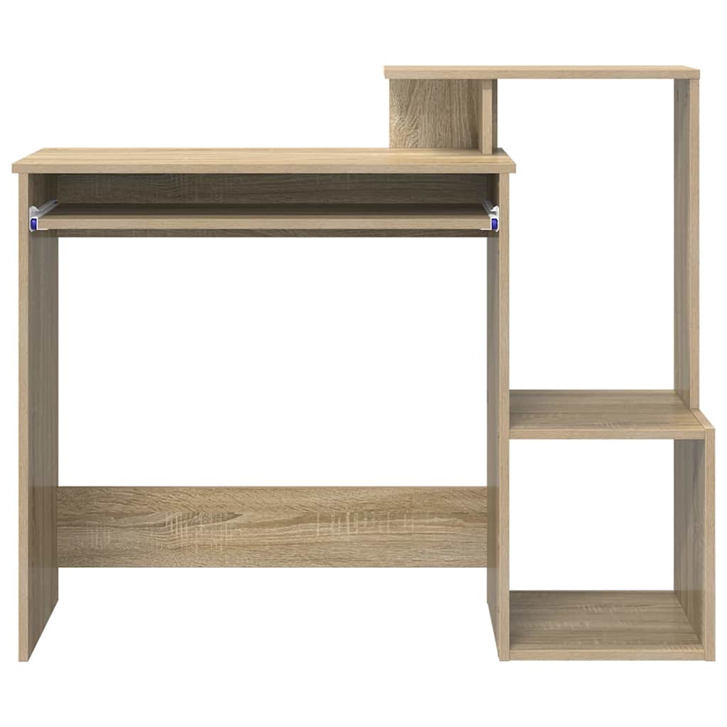 Tisch mit Regal Sonoma Eiche 106 x 40 x 88,5 cm Holzwerkstoff