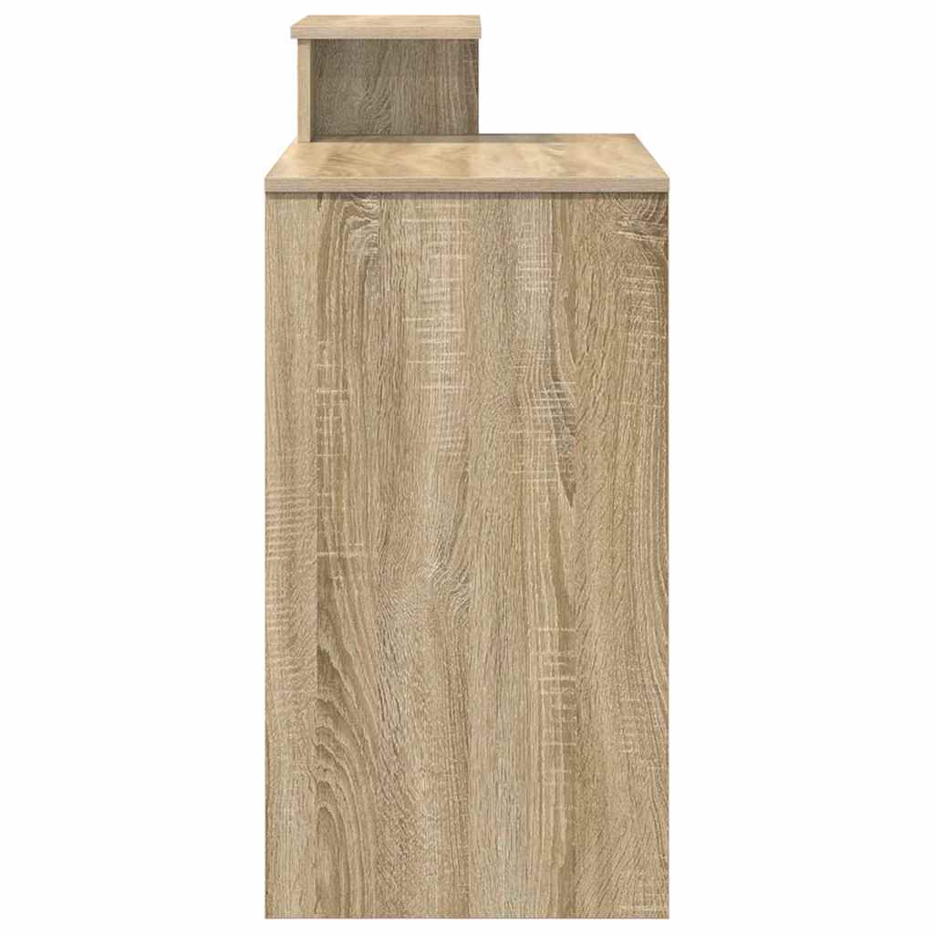 Tisch mit Regal Sonoma Eiche 106 x 40 x 88,5 cm Holzwerkstoff