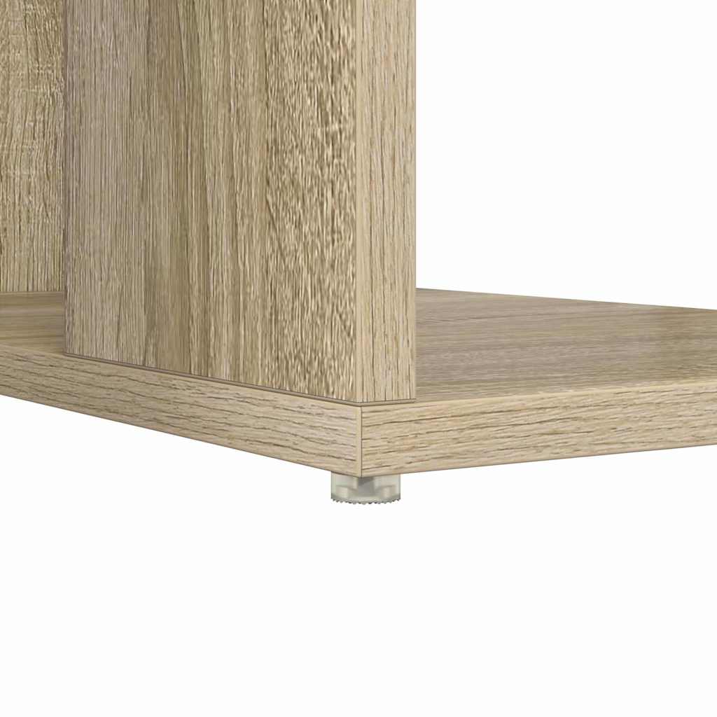 Schreibtisch mit Stauraum Sonoma Eiche 130 x 50,5 x 75 cm