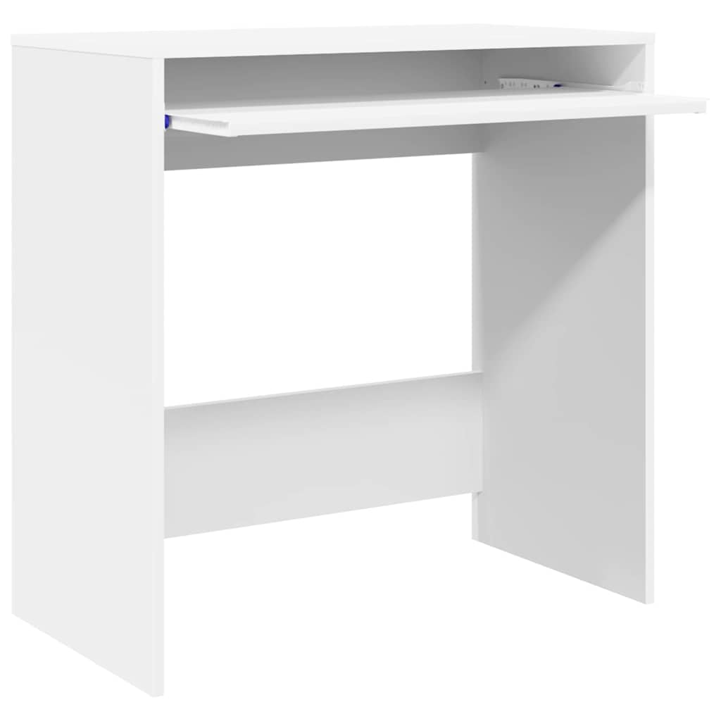 Tisch mit Regal Weiß 77,5 x 43 x 79 cm Holzwerkstoff
