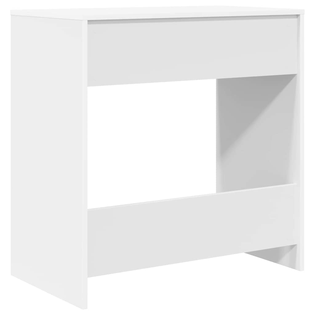 Tisch mit Regal Weiß 77,5 x 43 x 79 cm Holzwerkstoff