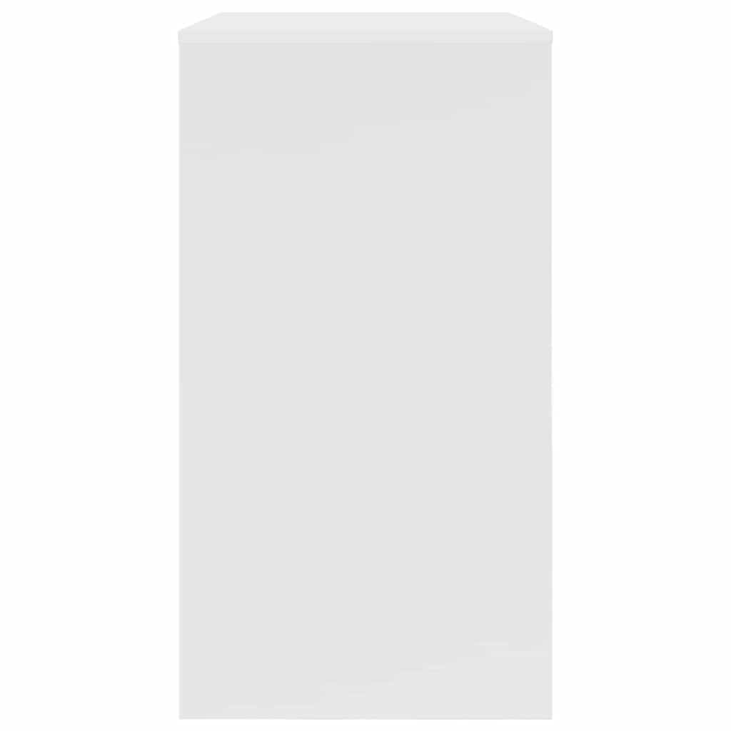Tisch mit Regal Weiß 77,5 x 43 x 79 cm Holzwerkstoff