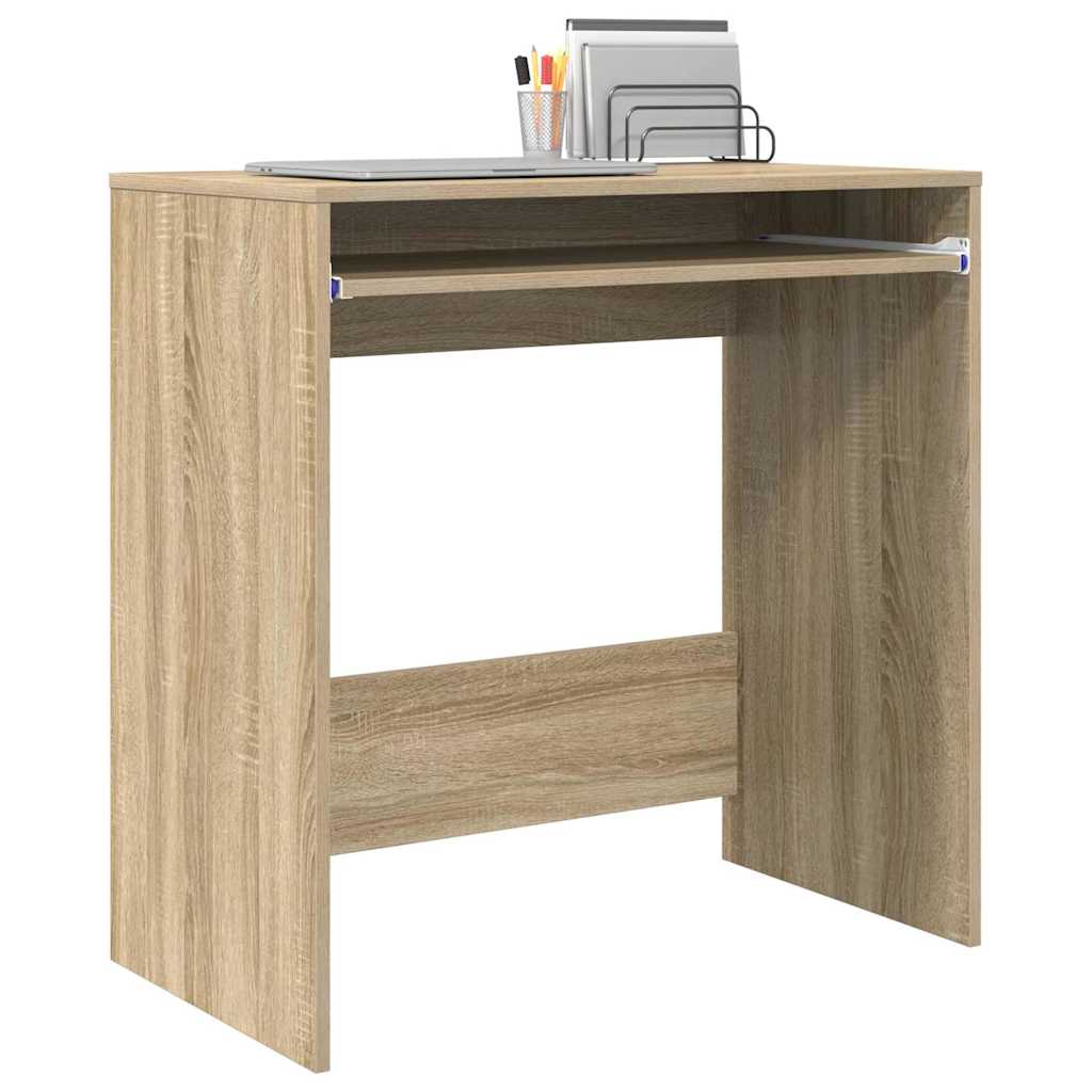 Tisch mit Regal Sonoma Eiche 77,5 x 43 x 79 cm Holzwerkstoff