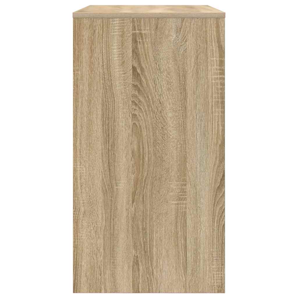 Tisch mit Regal Sonoma Eiche 77,5 x 43 x 79 cm Holzwerkstoff