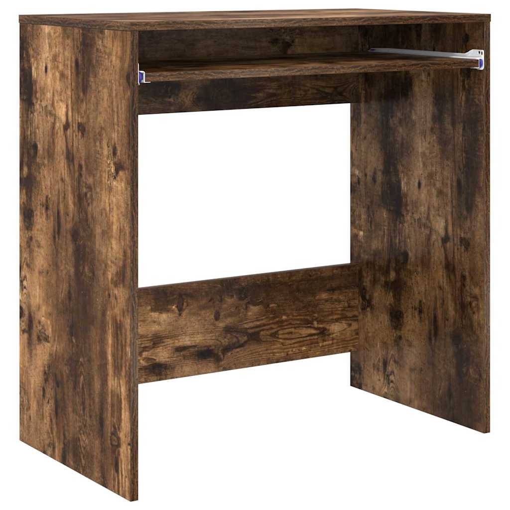 Tisch mit Regal Räuchereiche 77,5 x 43 x 79 cm Holzwerkstoff