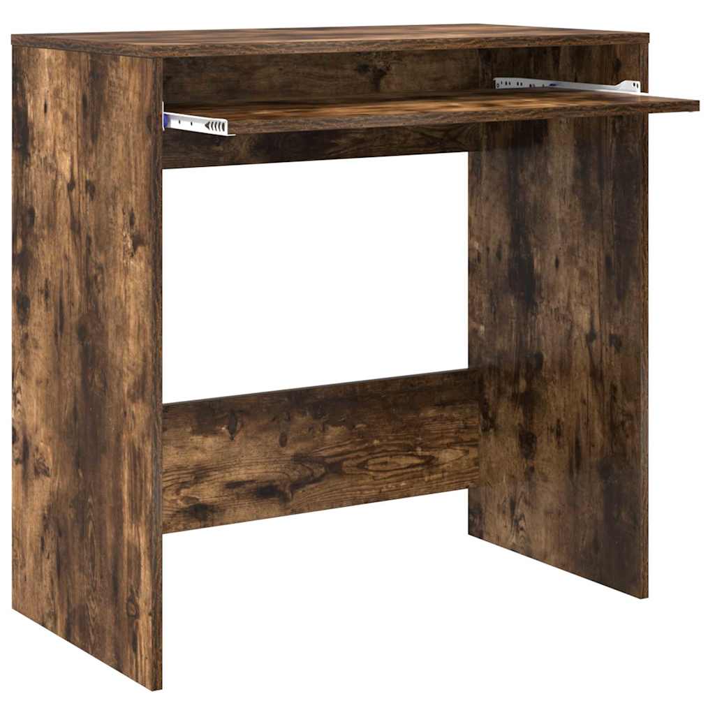 Tisch mit Regal Räuchereiche 77,5 x 43 x 79 cm Holzwerkstoff