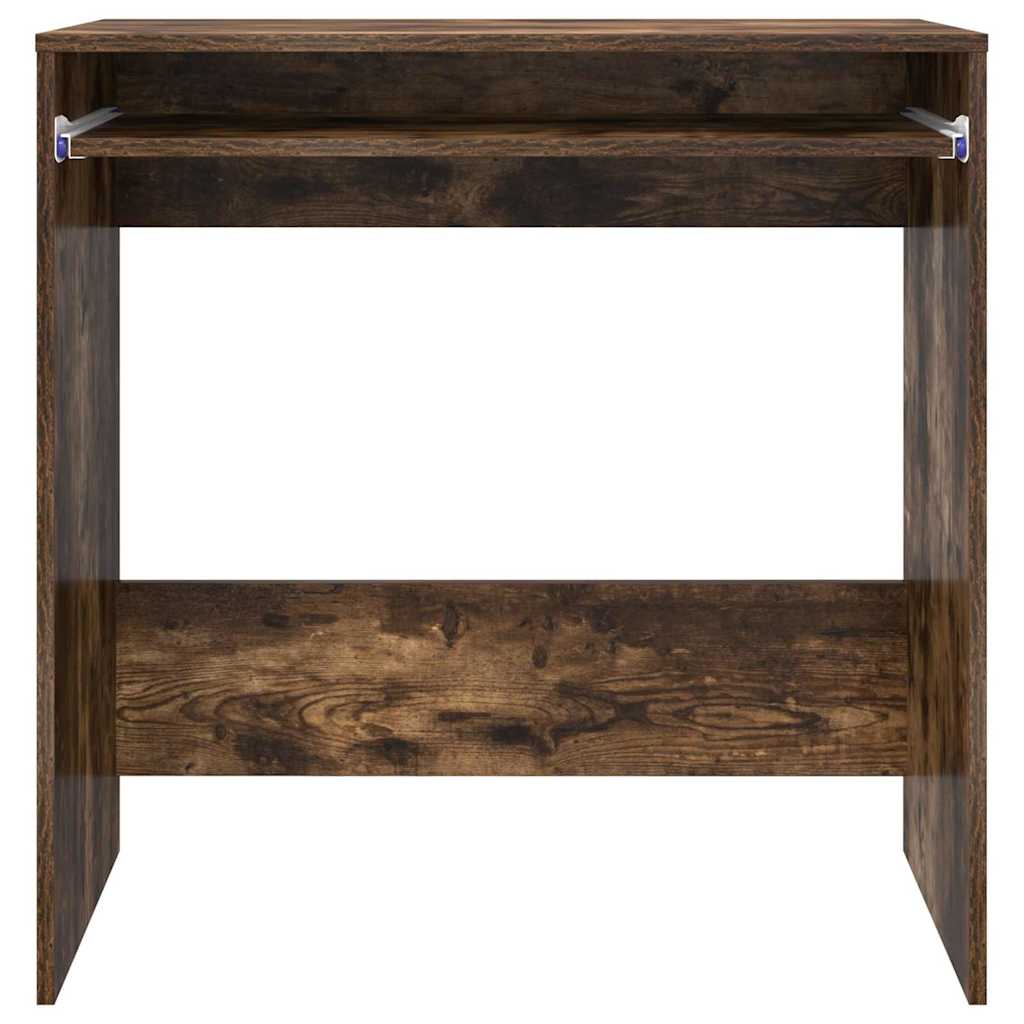 Tisch mit Regal Räuchereiche 77,5 x 43 x 79 cm Holzwerkstoff