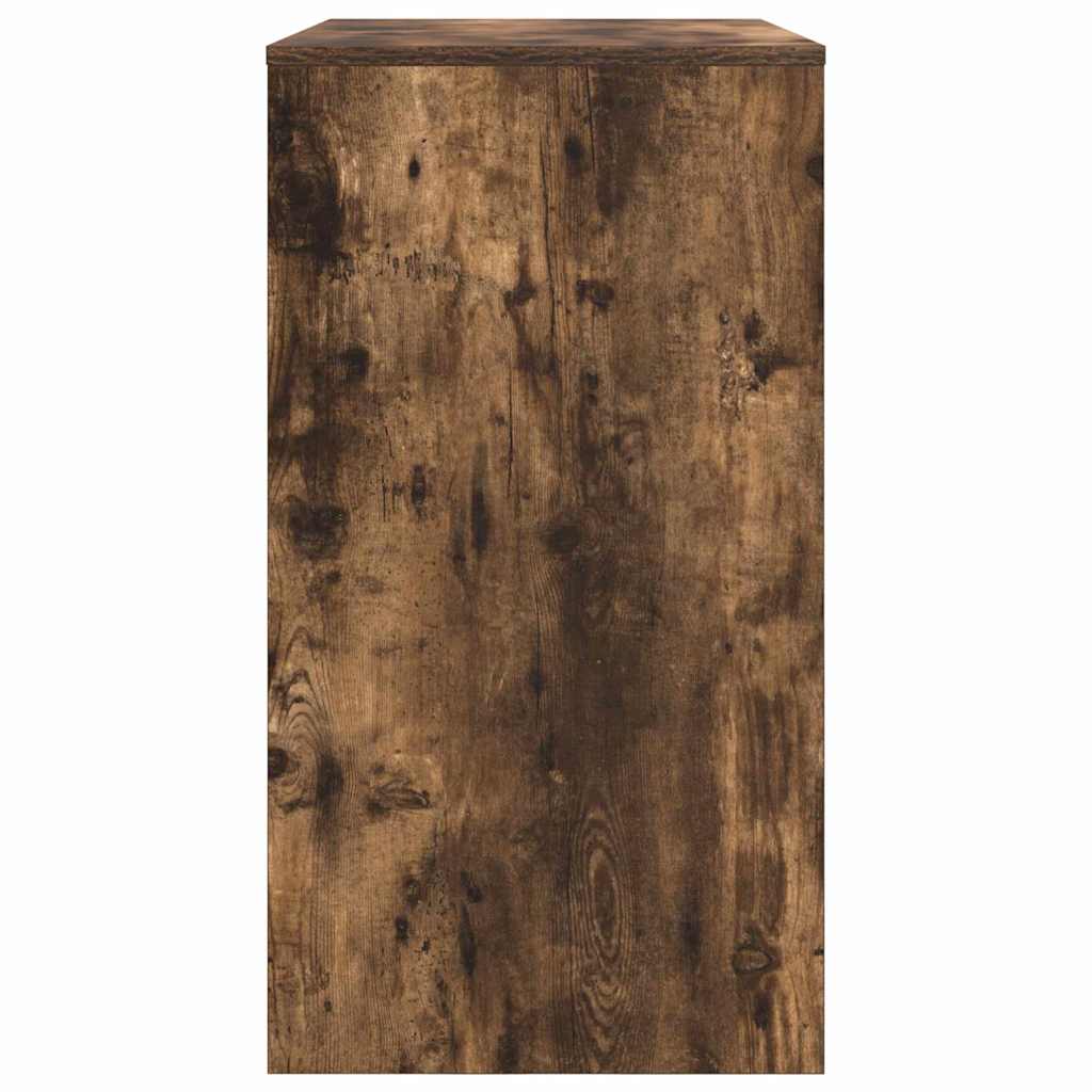 Tisch mit Regal Räuchereiche 77,5 x 43 x 79 cm Holzwerkstoff