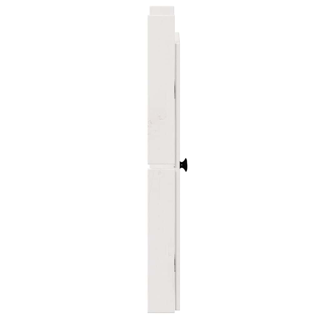Küchentür mit Tür 2 pcs Weiß 50 x 9 x 82 cm Massivholz Kiefer