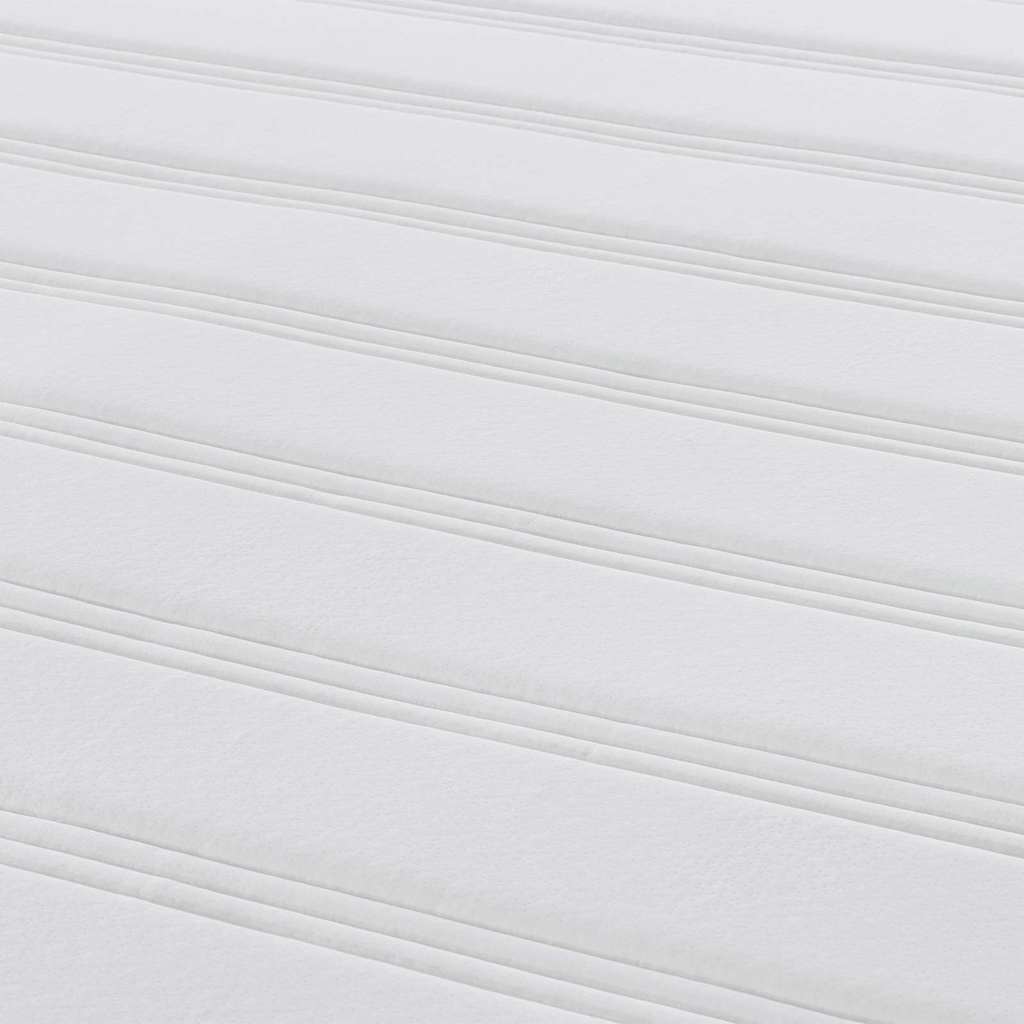 Bettmatratze mit Matratze Creme 180 x 200 cm Stoff