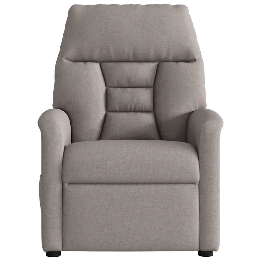 Relaxsessel Taupe Stoff