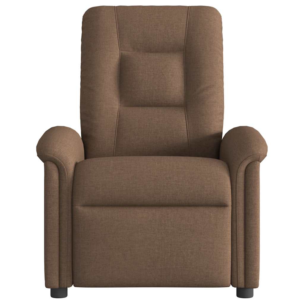 Relaxsessel Braun Stoff