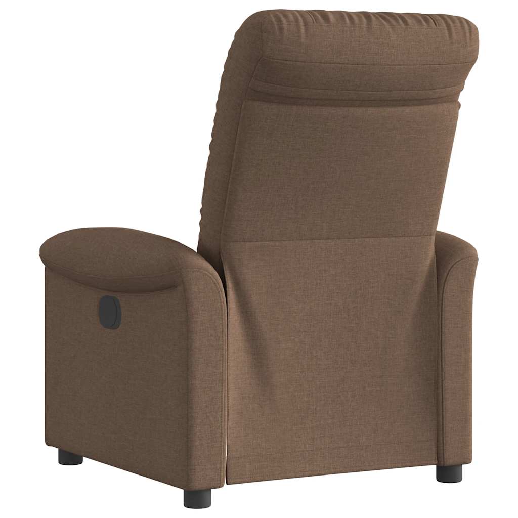 Relaxsessel Braun Stoff