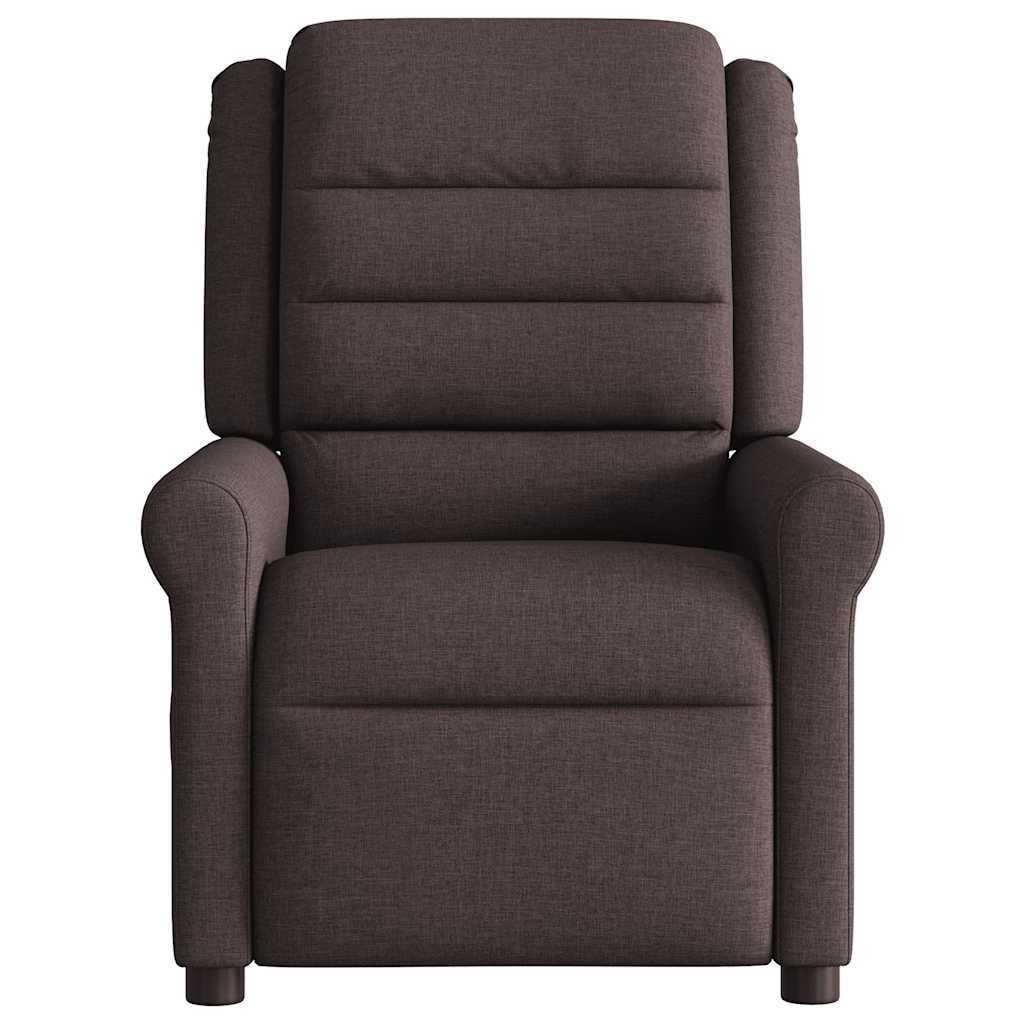 Relaxsessel Dunkelbraun Stoff