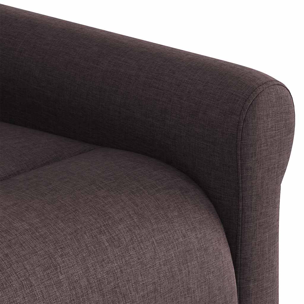 Relaxsessel Dunkelbraun Stoff