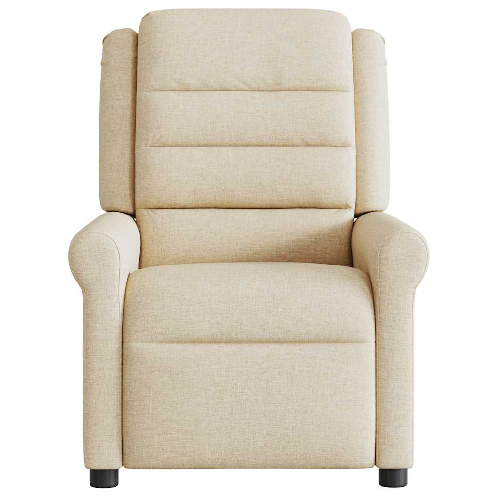 Relaxsessel Creme Stoff