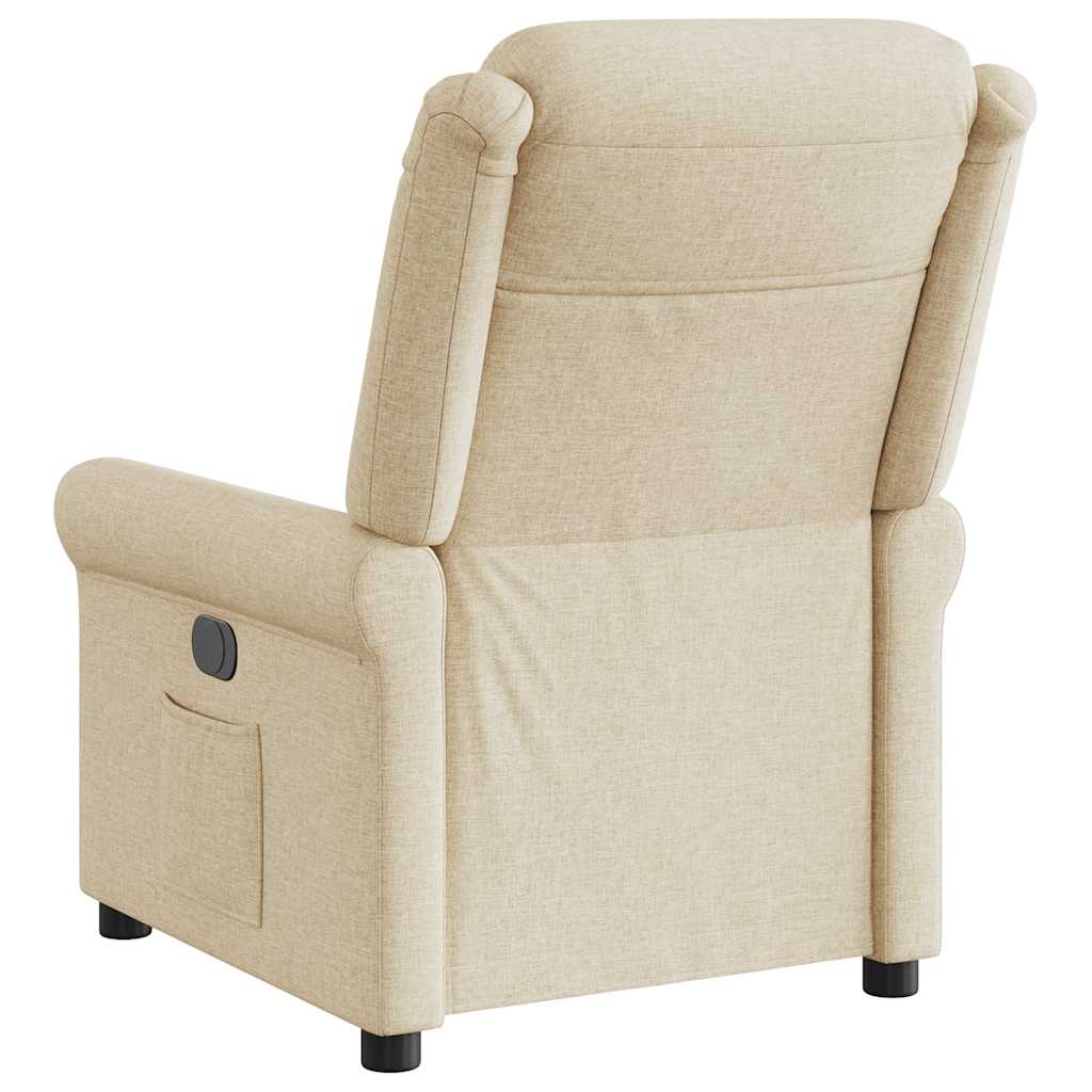 Relaxsessel Creme Stoff