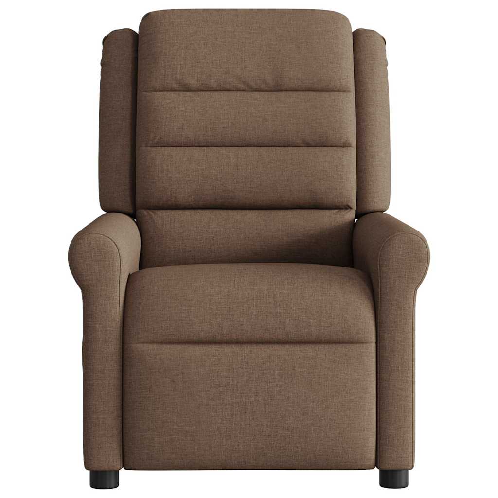 Massagesessel Braun Stoff