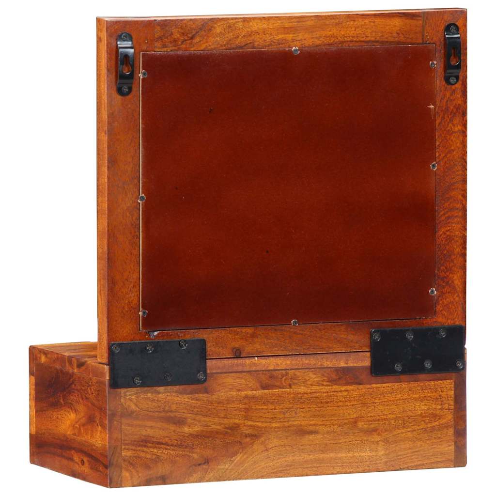 Wandschrank Braun 40 x 20 x 50 cm Massivholz Akazie