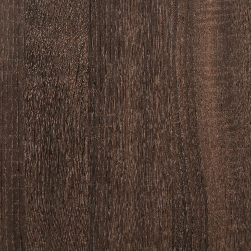 Monitorständer Verstellbar Braun Eichen-Optik 80x24x10,5 cm