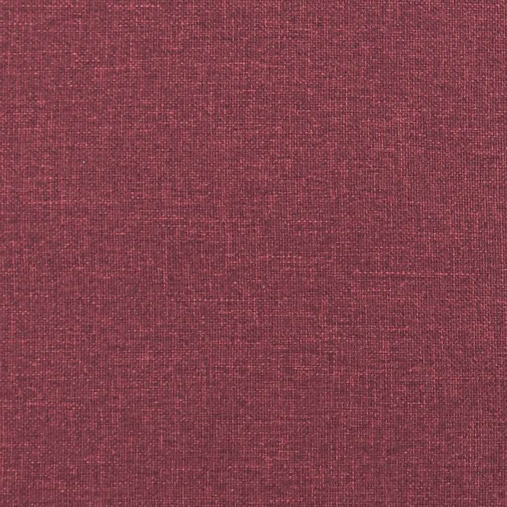 Schaukelsessel Weinrot 74x90x102 cm Stoff