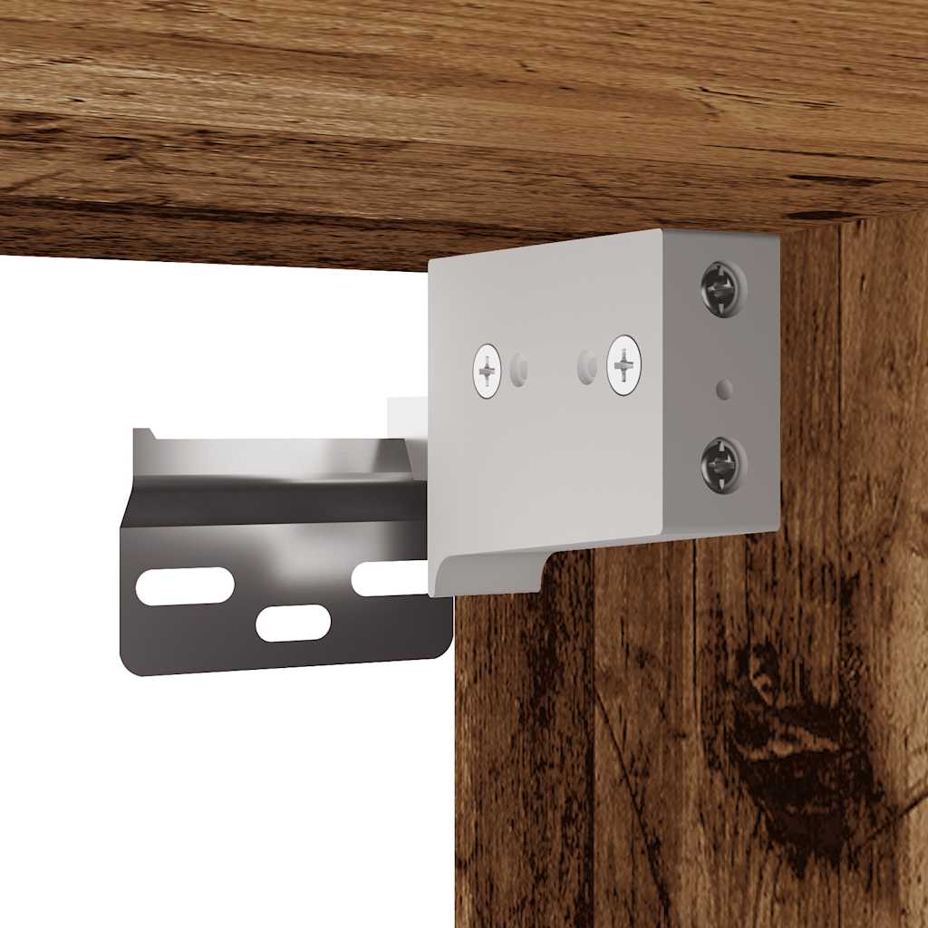 Wandschrank Altholz-Optik 68x30x20 cm Holzwerkstoff