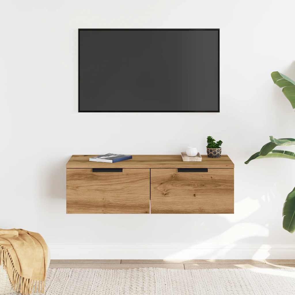 Wandschrank Artisan-Eiche 68x30x20 cm Holzwerkstoff
