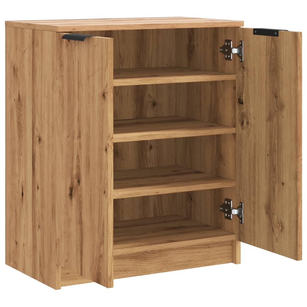 Schuhschrank Artisan-Eiche 59x35x70 cm Holzwerkstoff