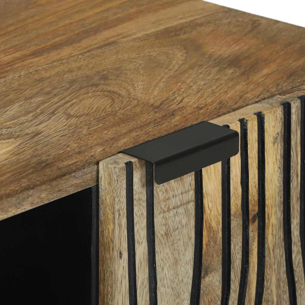 TV-Schränk Braun 105 x 33 x 46 cm massives Mangoholz