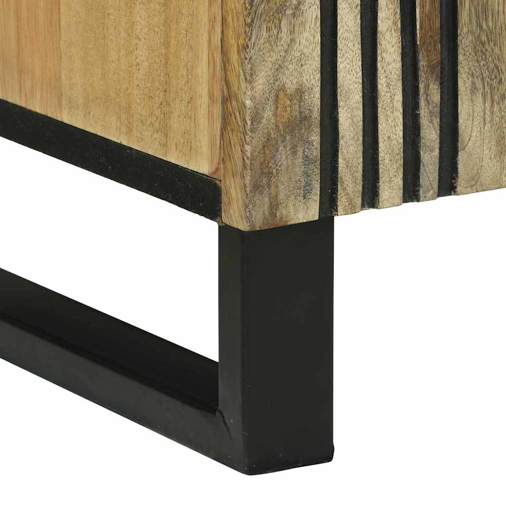 TV-Schränk Braun 105 x 33 x 46 cm massives Mangoholz