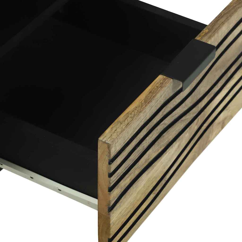TV-Schränk Braun 70 x 33 x 46 cm massives Mangoholz