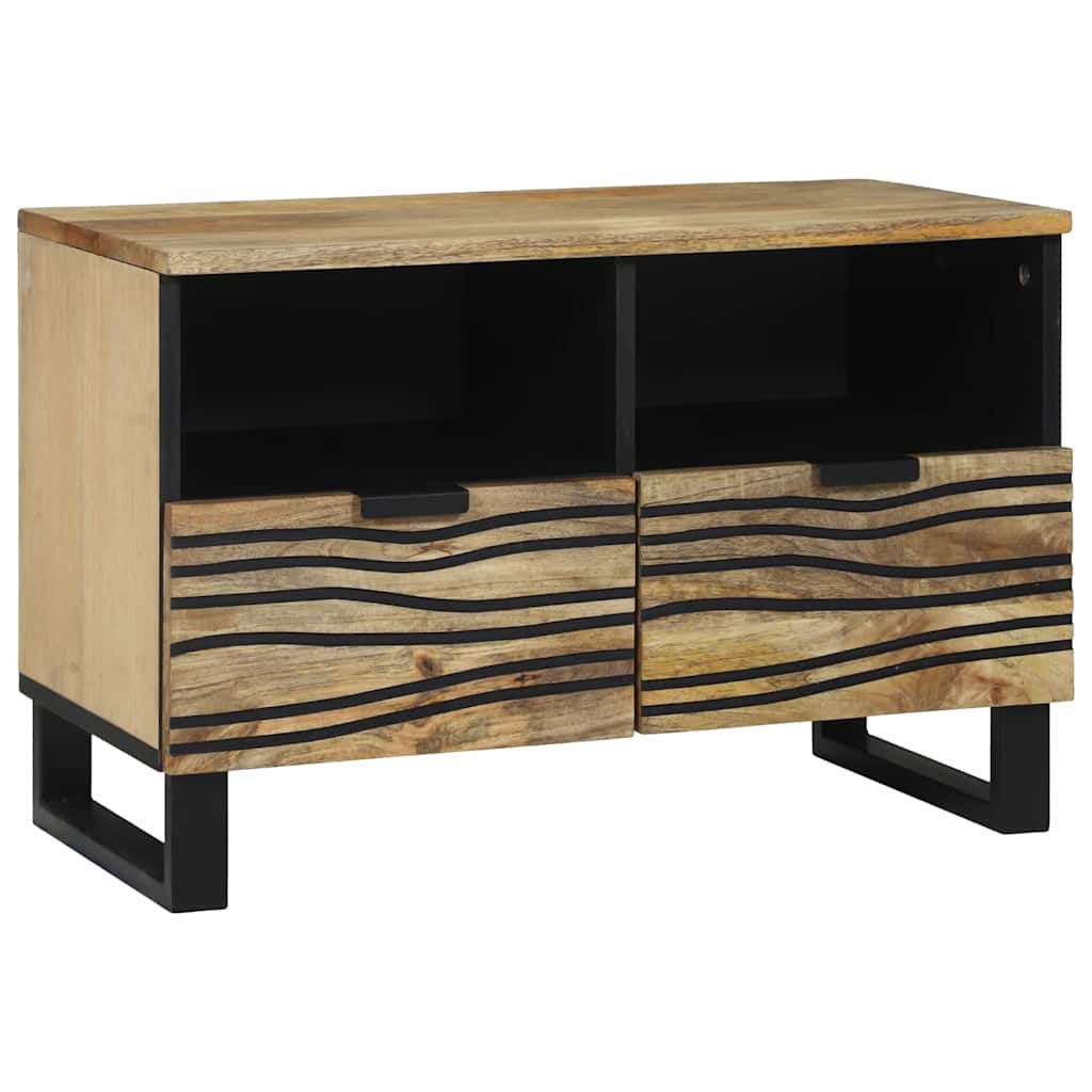 TV-Schränk Braun 70 x 33 x 46 cm massives Mangoholz