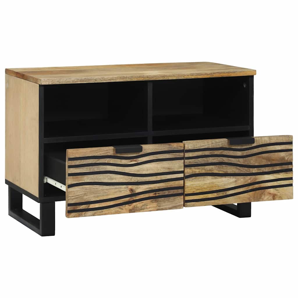 TV-Schränk Braun 70 x 33 x 46 cm massives Mangoholz