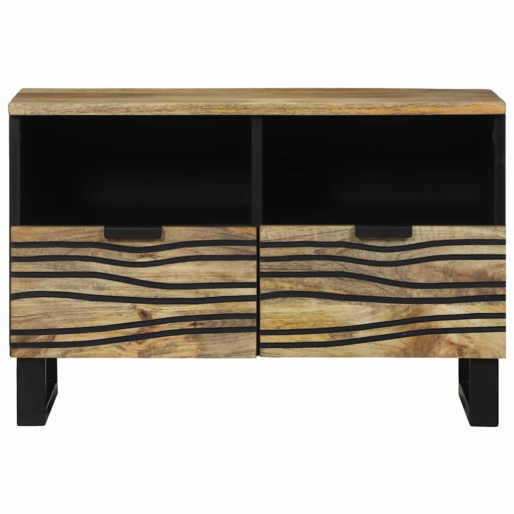 TV-Schränk Braun 70 x 33 x 46 cm massives Mangoholz
