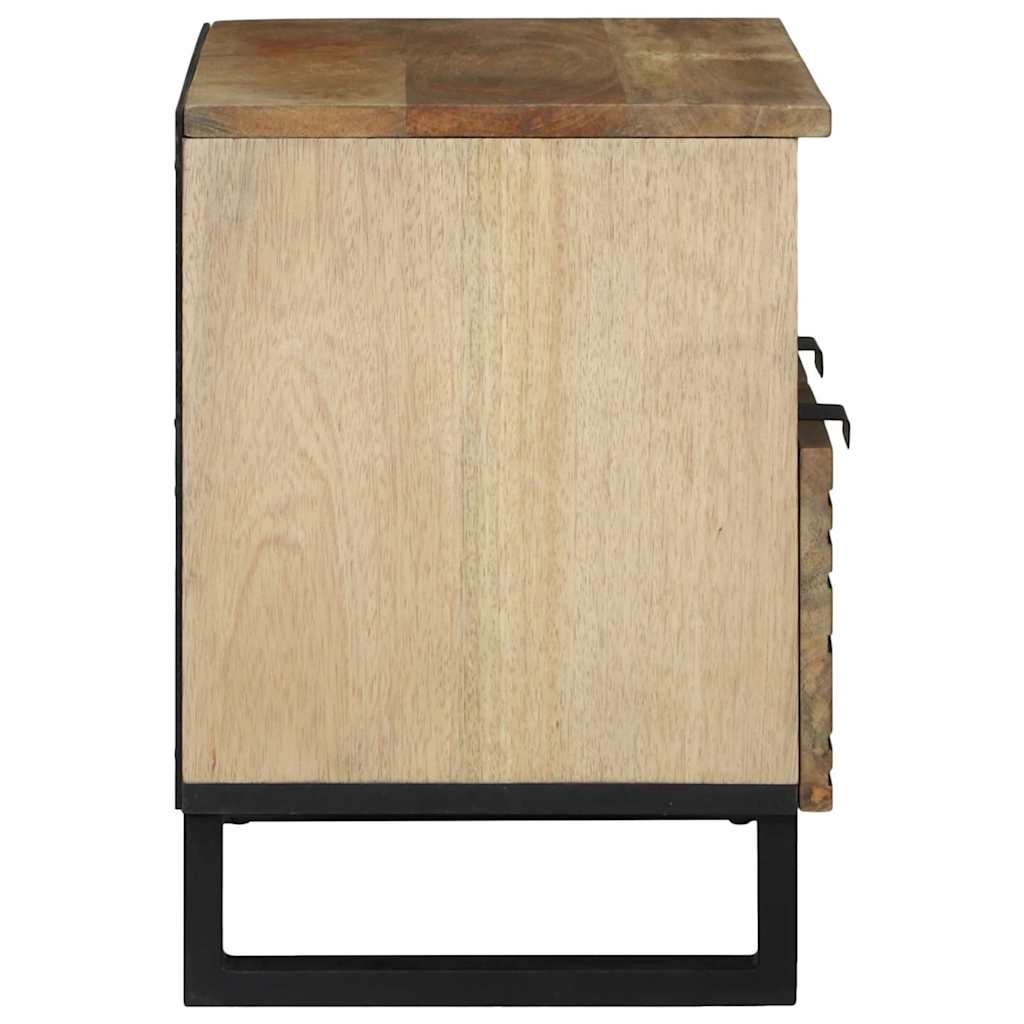 TV-Schränk Braun 70 x 33 x 46 cm massives Mangoholz