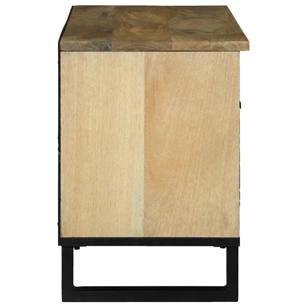 Medienaufbewahrungsschrank Braun 80 x 33.5 x 46 cm