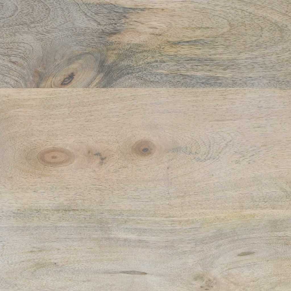 TV-Schrank Weiß 70 x 33 x 46 cm massives Mangoholz