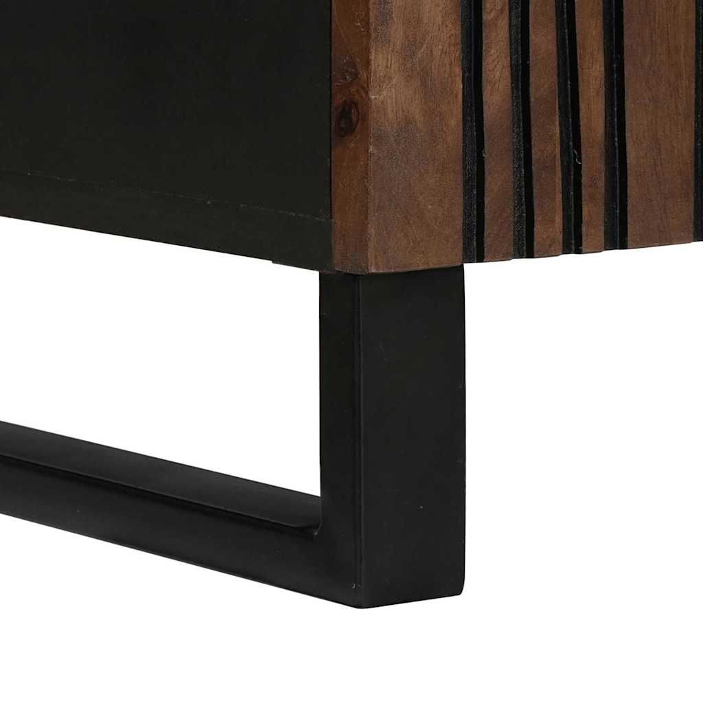 TV-Schränk Braun 105 x 33 x 46 cm massives Mangoholz