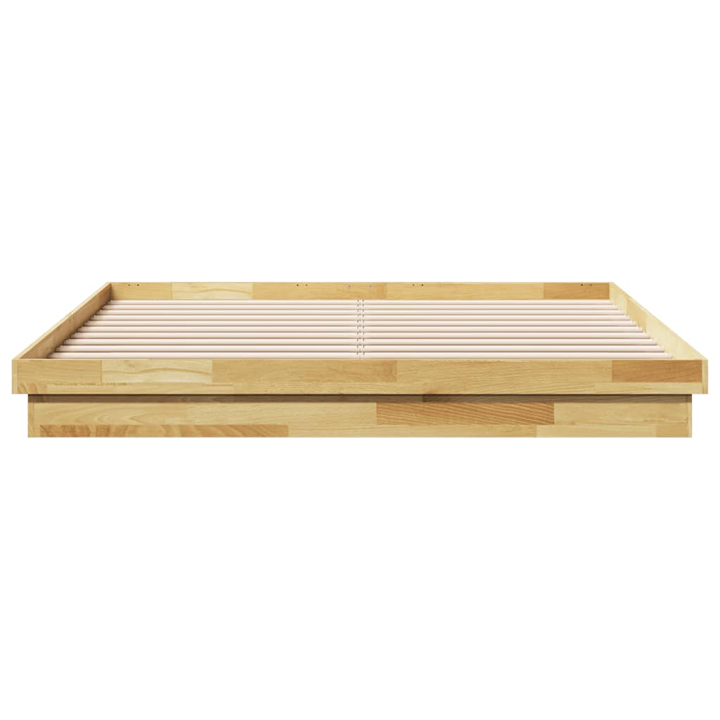 Massivholzbett ohne Matratze 180x200 cm Eichenholz