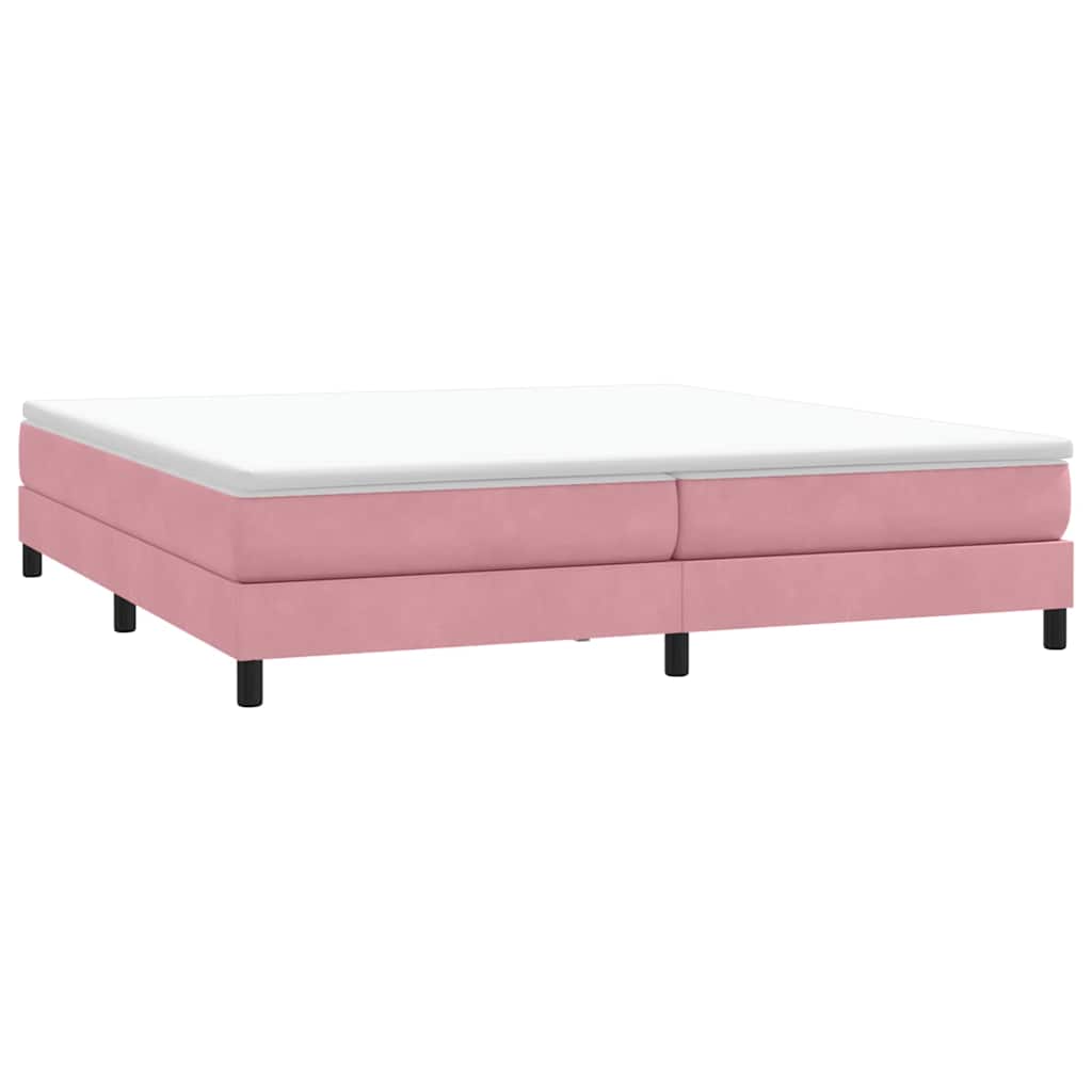 Boxspringbett ohne Matratze Rosa 200x210 cm Samt